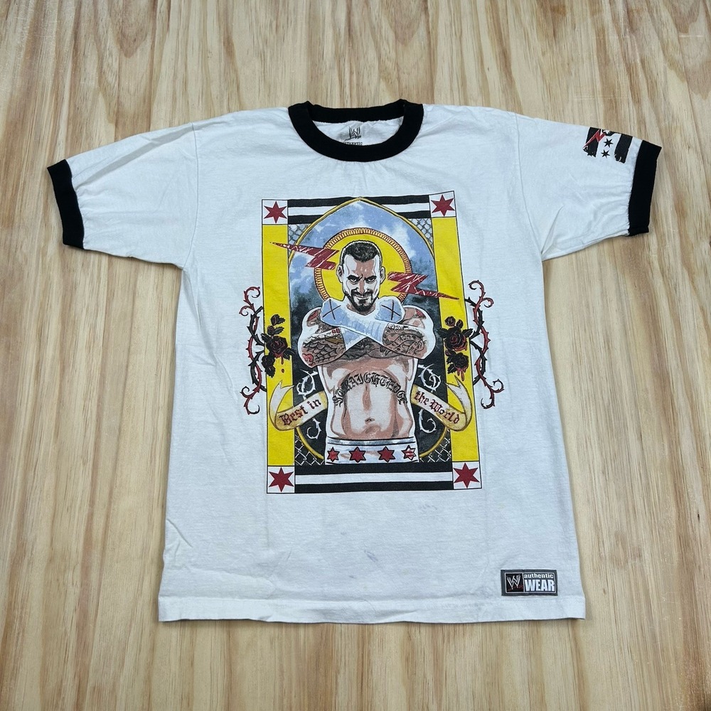 WWE Authentic Original 2013 CM Punk Second City Saint Sz M Best In The World